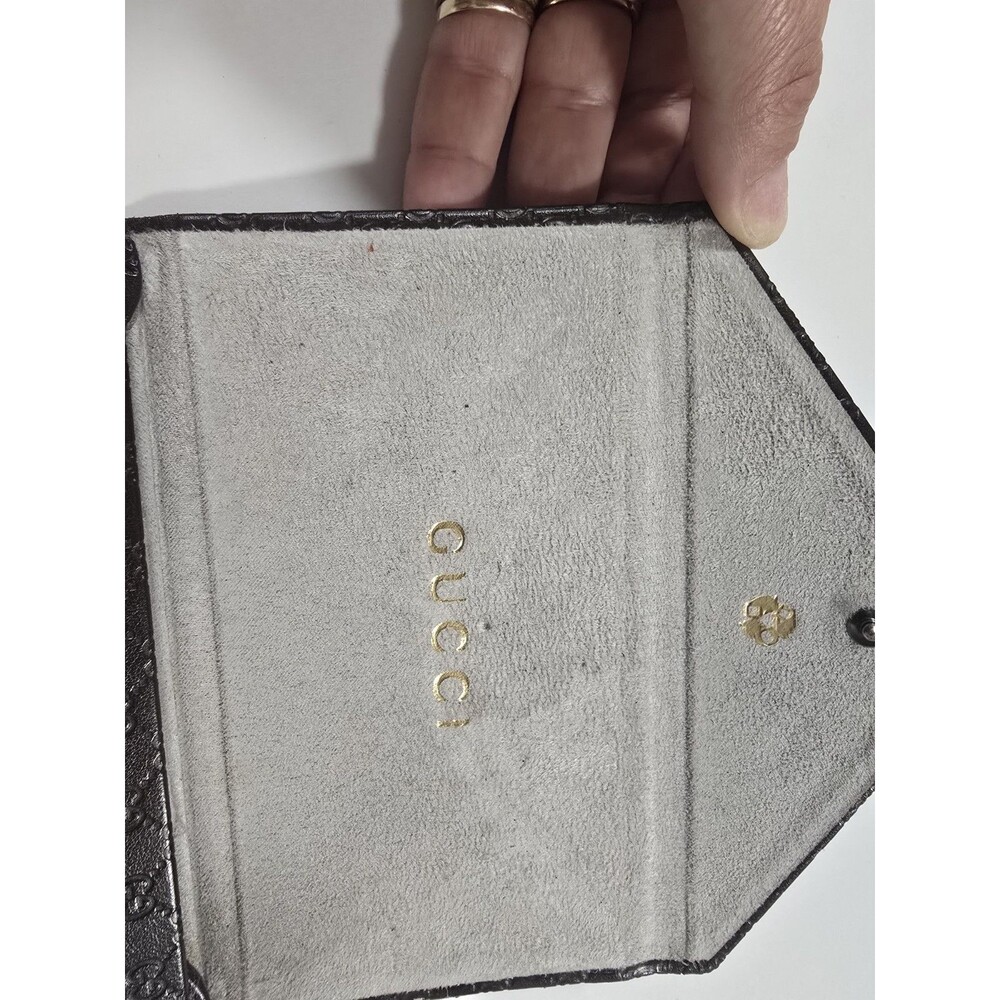 Gucci Brown GG Glasses Case - Picture 3 of 8